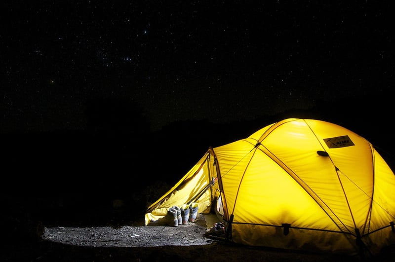 Tented Camp in Nature